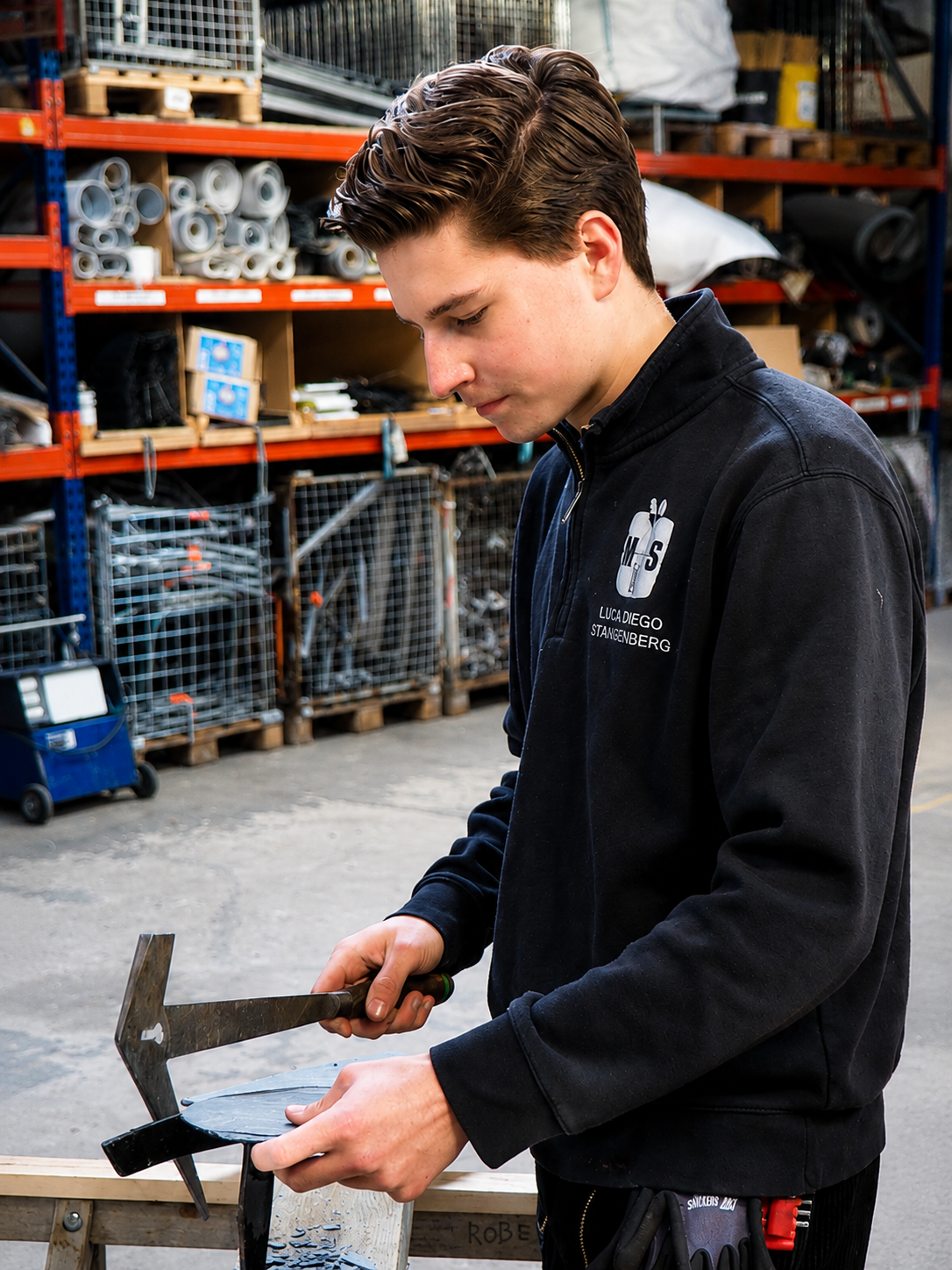 Auszubildender bei Schrader Dachdeckerei in Düsseldorf